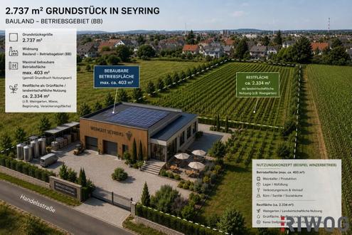 Entwicklungspotenzial in Hagenbrunn I 2.737 m� Grundst�ck mit Bauland - Betriebsfl�chenwidmung