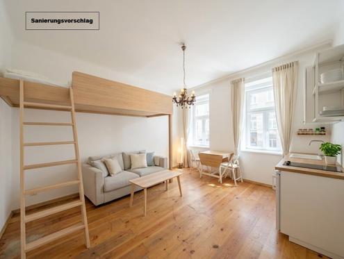 ++NEU++ 1-Zimmer-Altbau mit Potenzial - perfekte Chance f�r Kreative