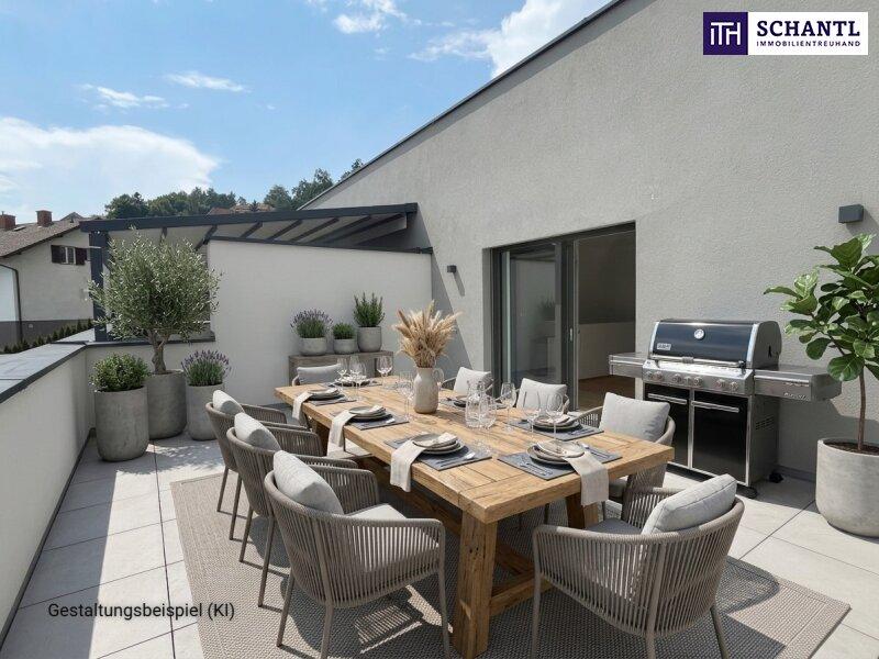 Terrasse m�bliert