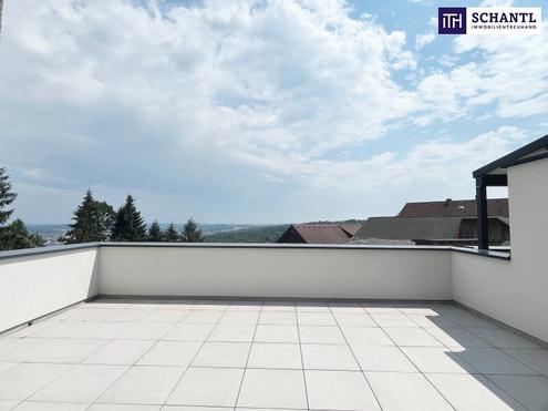 Hausgefühl auf zwei Ebenen mit sonnigen Terrassen und traumhaftem Weitblick