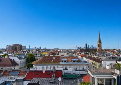 Wohnen �ber den D�chern Wiens - Exklusives Penthouse mit traumhafter Aussicht & Dachterrasse, n�chst Stadtpark, Wien Mitte und Rochusmarkt