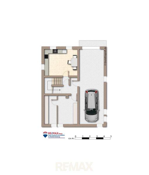 Grundriss Kellergeschoss m�bliert