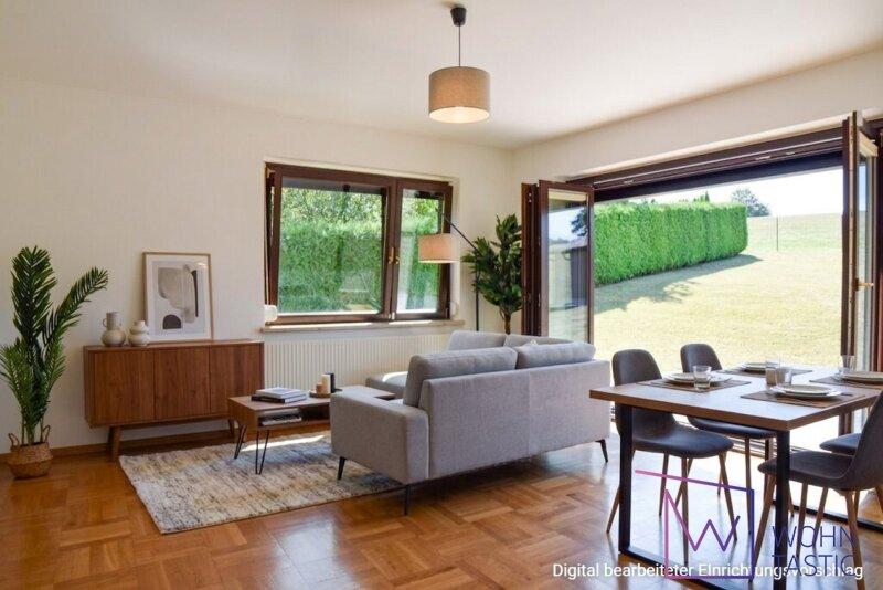 Digital erstellter Einrichtungsvorschlag f�r das Wohnzimmer