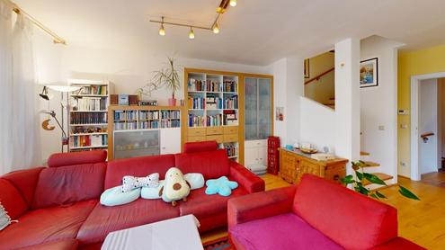 Familienparadies in Baden Leesdorf - stilvolles Eckreihenhaus mit idyllischem Garten, 6 Zimmern & Parkplatz