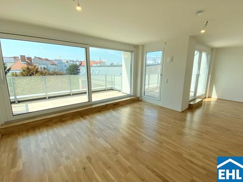 Moderne 3-Zimmer-Wohnung mit 25m² Freiflächen