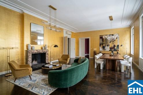 Prachtvolle Altbauwohnung in Wiener Bestlage mit Blick auf die franz�sische Botschaft