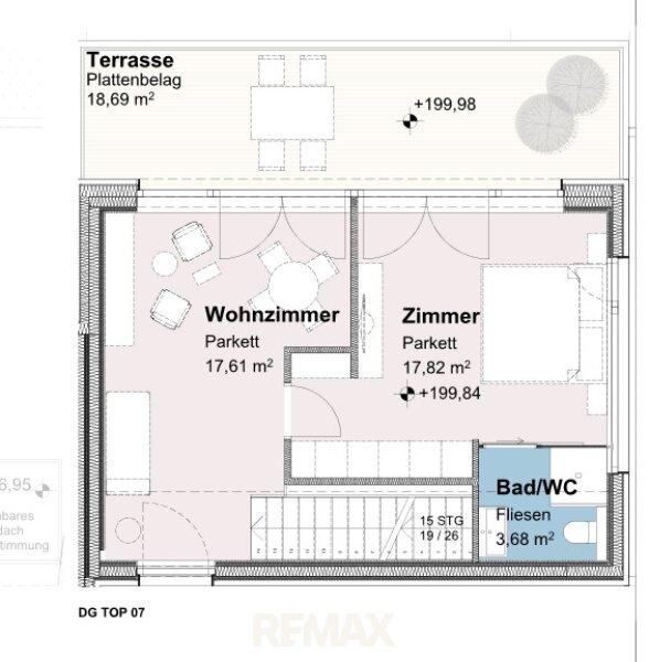 Grundriss Dachgeschoss Top 7