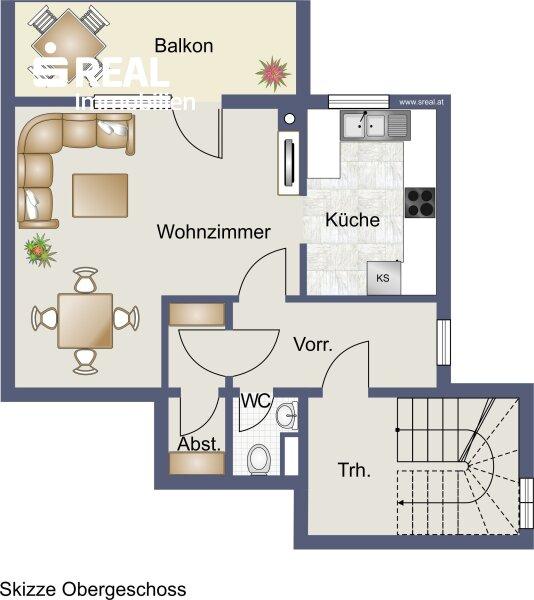 Plan Obergeschoss