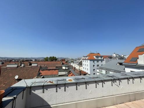 TOP-DACHTERRASSEN-WOHNUNG MIT TRAUMHAFTEM WIEN-BLICK -- EINE EBENE -- KLIMA/RUHELAGE!