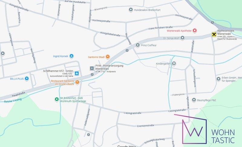 Umgebung (Quelle: Google Maps)