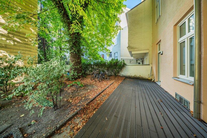 Terrasse und Garten