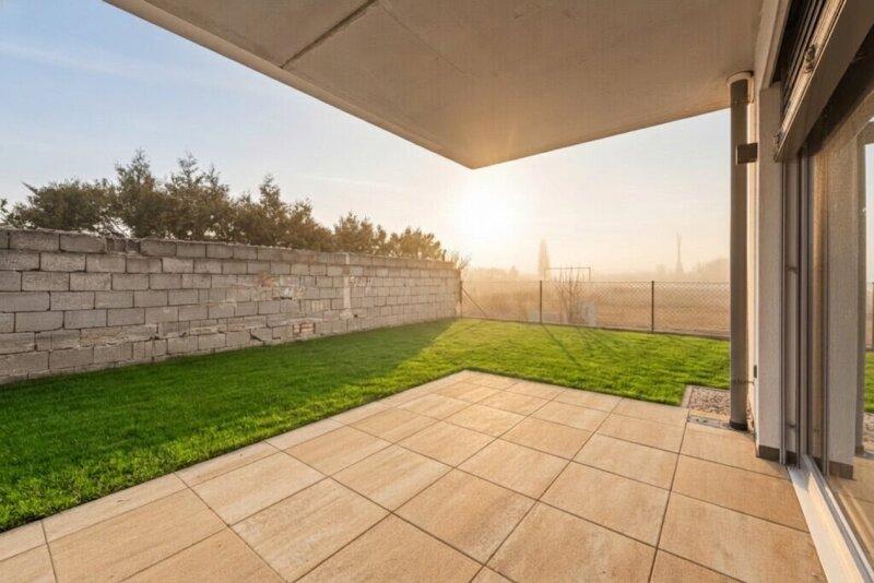 Terrasse und Garten