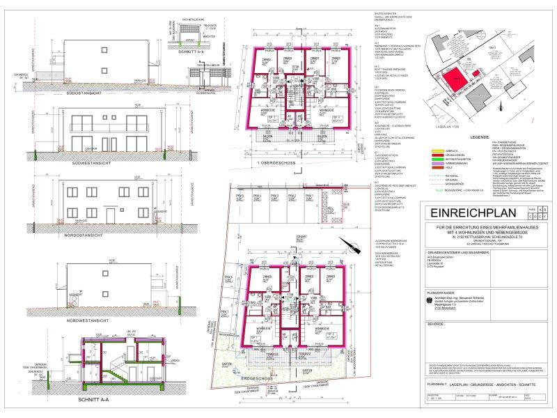 Einreichplan Haus C