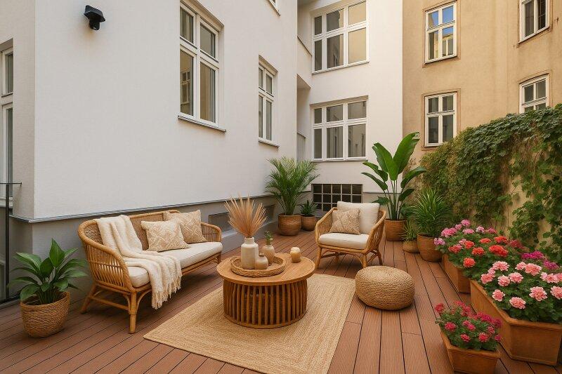 Gestaltungsm�glichkeit Innenhof