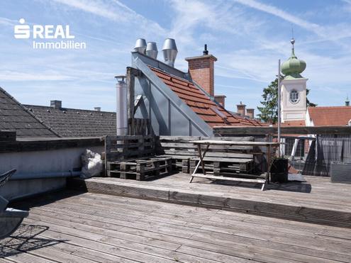 Interessante Maisonette-Dachterrassenwohnung in Innenstadtnähe - 77,86m², 3 Zi., 7,2m² Loggia plus 18m² Dachterrasse!