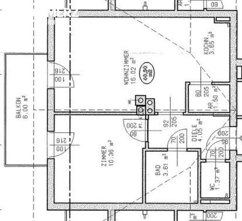 Geförderte Wohnung mit Balkon