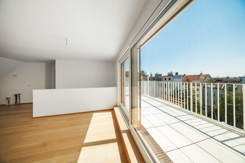 Schumanngasse | Wohnraum & Zugang Terrasse