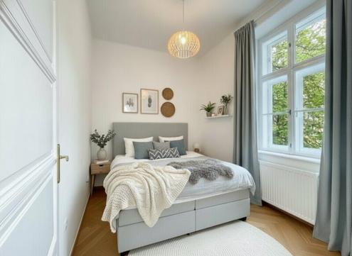 WUNDERSCH�N SANIERTE 3 ZIMMER MIT HOFSEITIGEM SCHLAFZIMMER