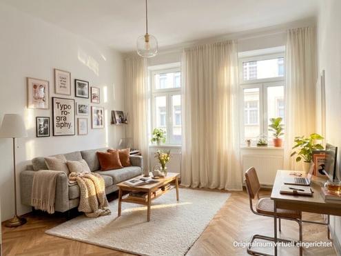 ZUM VERLIEBEN! - TRAUMHAFT SANIERTE 3-ZIMMER-WOHNUNG IM STILALTBAU, BALKON IN DEN LAUSCHIGEN INNENHOF M�GLICH
