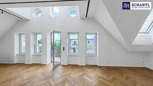 Lichtdurchflutete 3-Zimmer-Dachgeschosswohnung mit zwei Balkonen & ca. 54 m� Dachterrasse nahe Sch�nbrunn