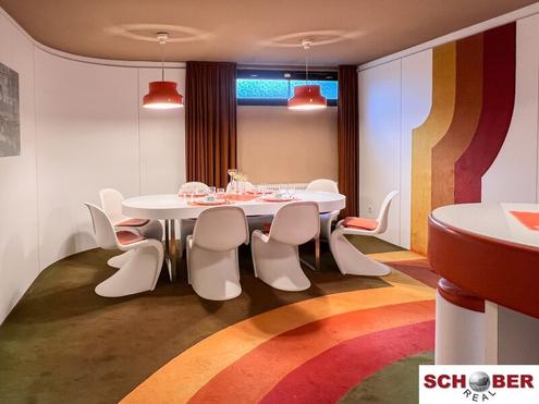 Au�ergew�hnliche Designikone der 70er - Interieur von Arch. Max Agnese