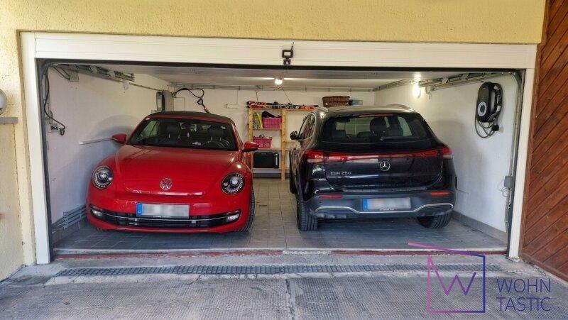 Doppel-Garage mit E-Wallbox