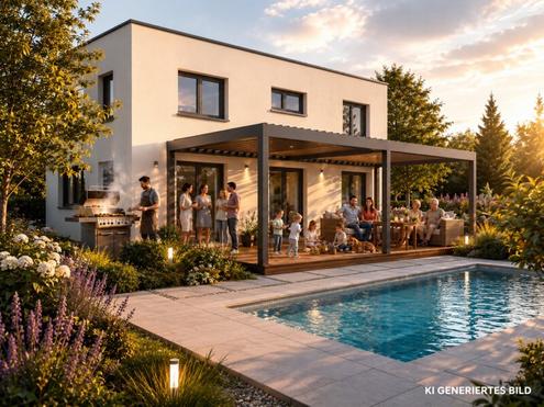 Ihr neues Zuhause im Gr�nen nahe Wien | Modernes Massivhaus mit Grundst�ck direkt von Bautr�ger