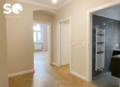 #SQ - SANIERTE, KOMPAKTE STADT-ALTBAUWOHNUNG MIT PARKBLICK UND HERVORRAGENDER INFRASTRUKTUR