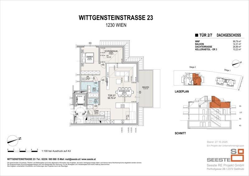 Grundriss DG T�r 2/7