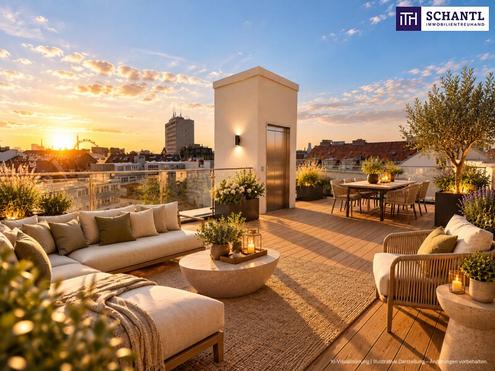 ++ Penthouse vom Feinsten ++ Eine Rarität in Wien + private Liftfahrt auf die Dachterrasse