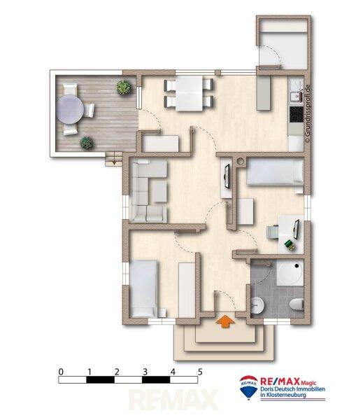 Grundriss m�bliert