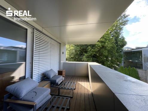 Moderne 2-Zi-Wohnung mit Balkon, Tiefgarage & Gr�nblick in Glasenbach