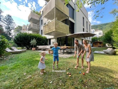 EINMALIG! Familienwohnung mit riesigem Garten am Waldrand + Garage | Neuwaldegg