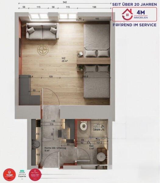 AI Grundrissplan