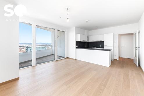 # SQ - HOCH33 - WOHNEN MIT WEITBLICK IM H�CHSTGELEGENEN WOHNGEB�UDE WIENS