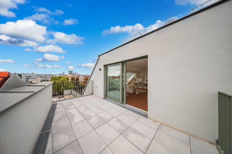 Terrasse auf Wohnebene