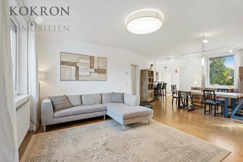 Viel Platz im Gr�nen: 4-Zimmer-Wohnung mit 270 m� Garten und S�dwestbalkon