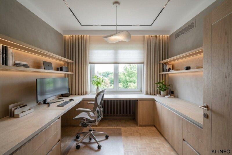 So k�nnte Ihr Homeoffice nach einer Renovierung aussehen!