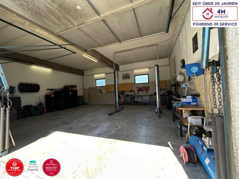 Garage mit Werkstatt & Hebeb�hne