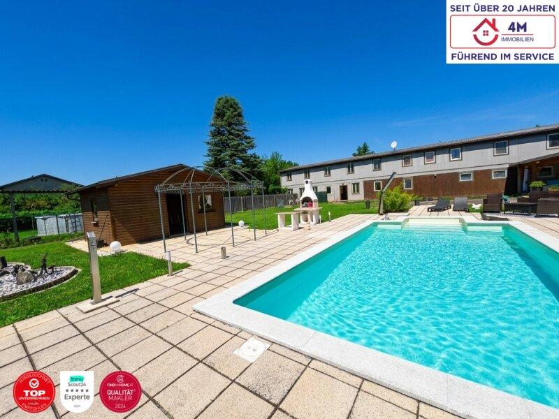 Au�enansicht mit Pool