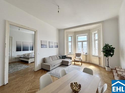 Gro�z�gige Altbauwohnung im beliebten 6. Bezirk - mit Westbalkon zum Innenhof