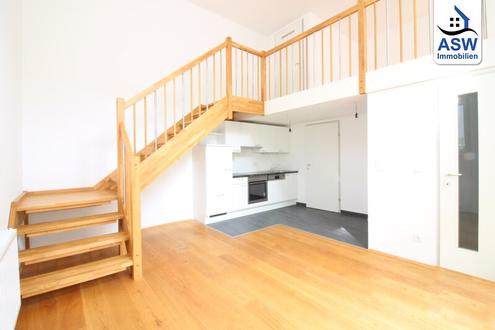 Wundersch�ne 2-Zimmer Maisonettewohnung mit Terrasse und Garten in U-Bahn-N�he (U3)