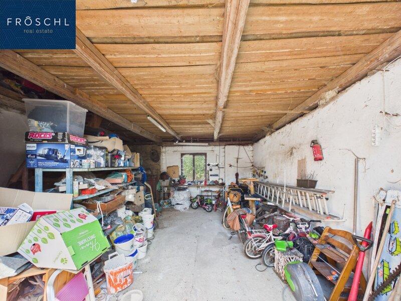 Blick in die Garage