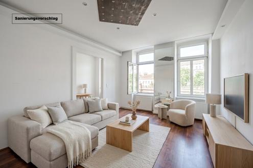 ++NEU++ Sanierungsbed�rftige 2-Zimmer Altbau-Wohnung mit viel Potenzial! - zentrale Lage!!