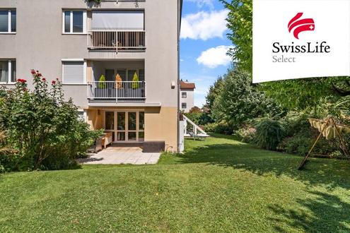 Wohnen wie im eigenen Haus | Gro�z�gige Gartenwohnung mit ca. 500 m� Privatgarten