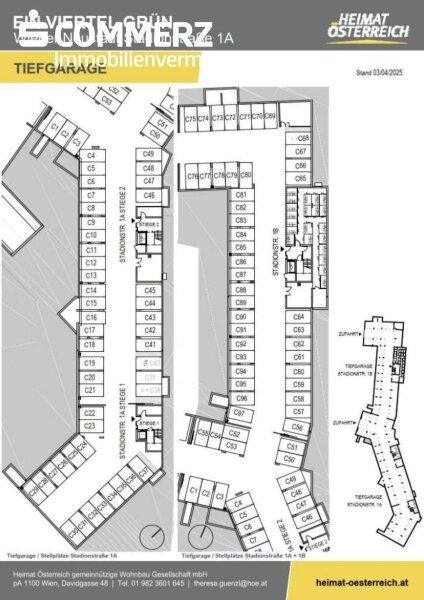 Plan Tiefgarage