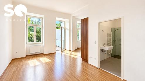 # SQ - BELVEDERE VOR DER T�R - RUHIGE 2-ZIMMER-WOHNUNG MIT 25 m� TERRASSE - 1040 WIEN
