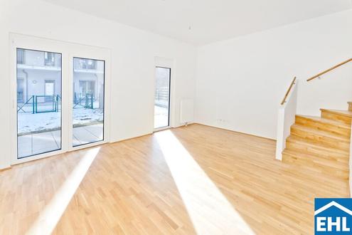 Traumhafte Maisonette-Gartenwohnung mit gro�z�giger Freifl�che!