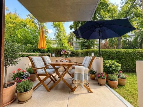 4-Zimmer-Gartenwohnung beim T�rkenschanzpark - Raumh�he 2,80 m