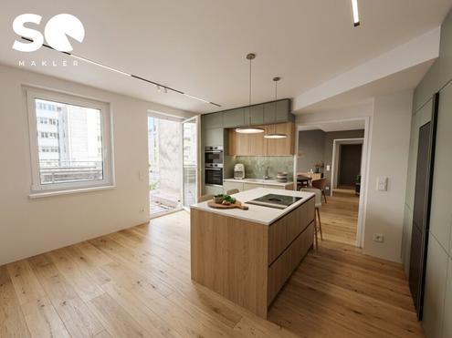 #SQ - Moderne Wohnung mit vielseitigem Gestaltungspotenzial und gro�er Terrasse auf einer Ebene N�he Schlossquadrat!